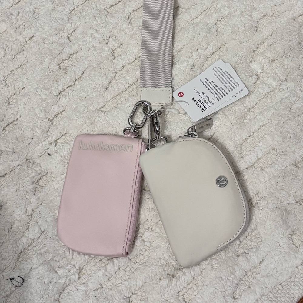 SOLD- Lululemon dual wrist pouch NEW